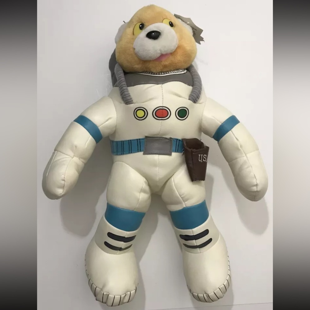 Year 2000 Collectible Millennium Good Luck Stuffed Bear Plush 1999 Top Toys 17”